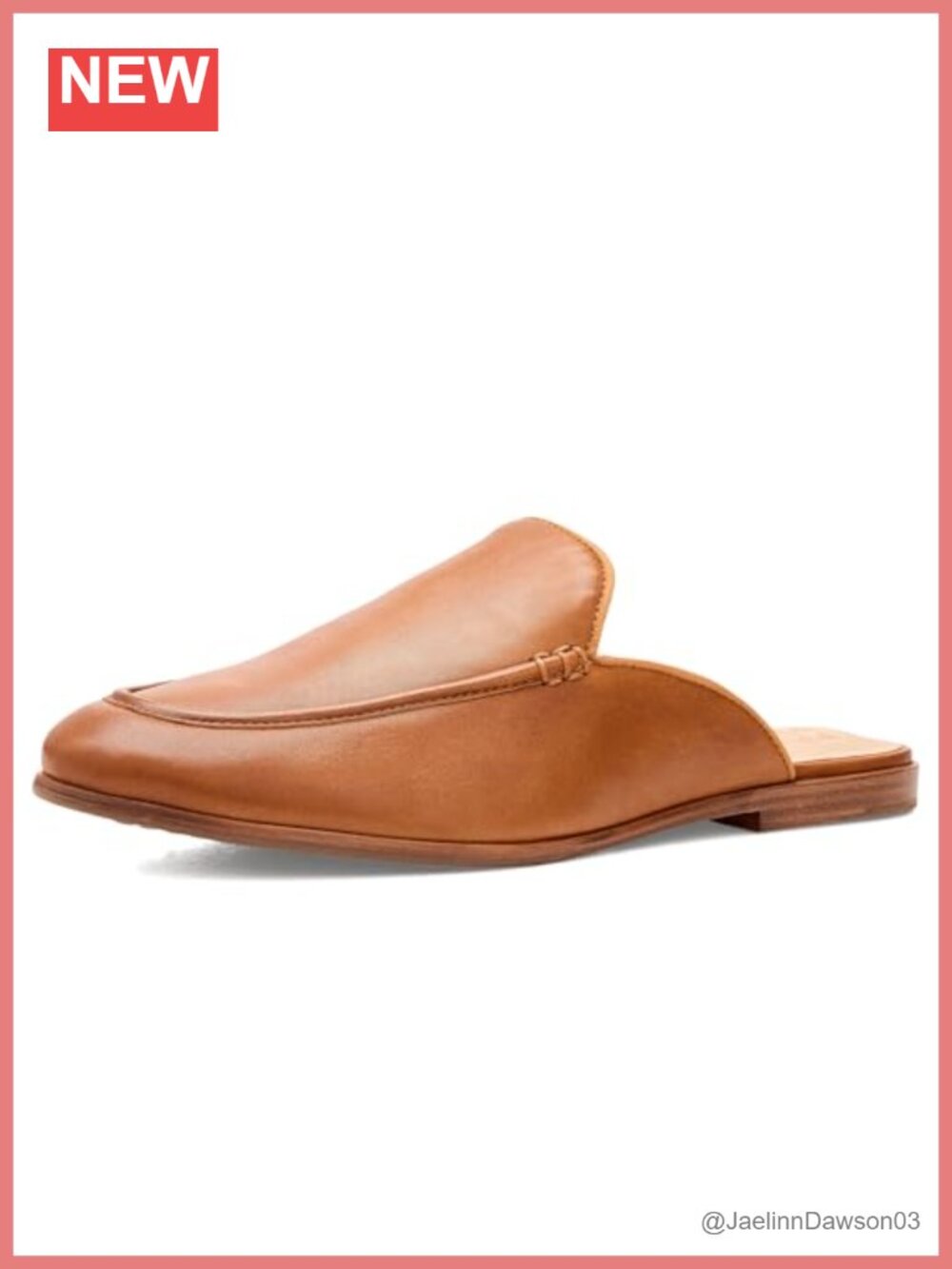 Premium Leather Slip-On Mule Shoes with Cushioned Insole